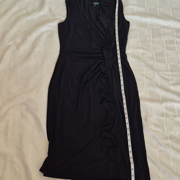Ralph Lauren Black Ruffled Dress - Picture 10 of 16